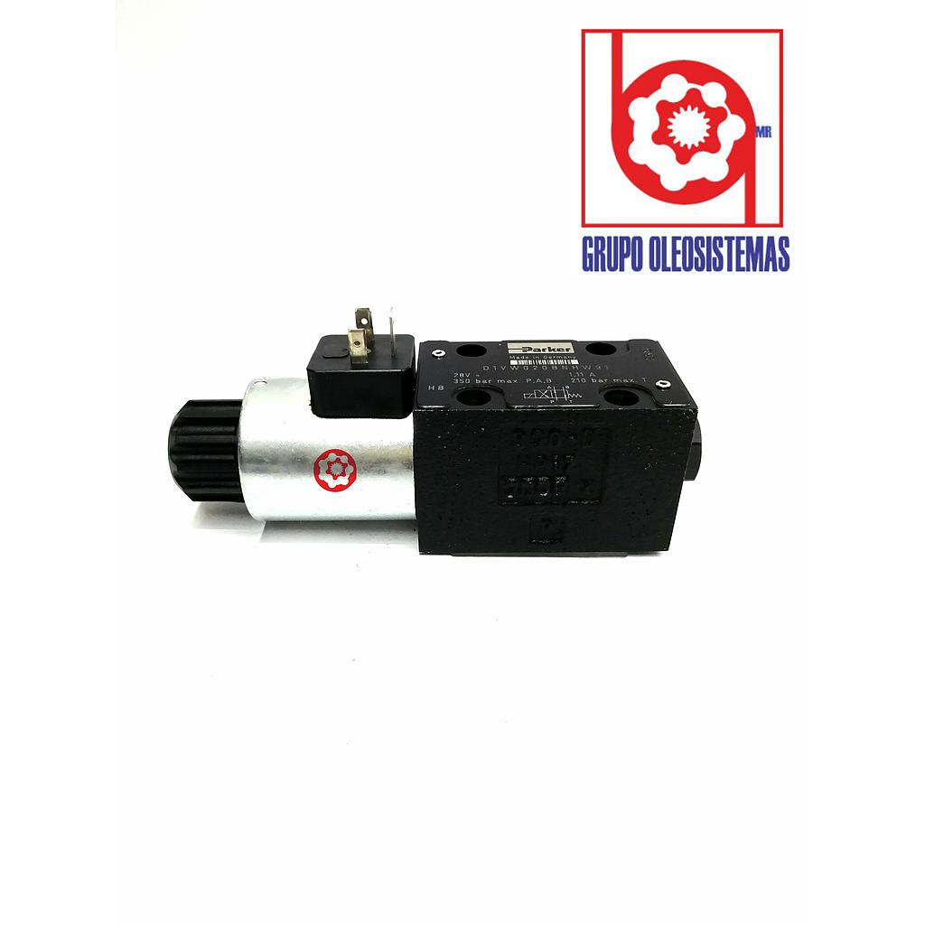 VALVULA PARKER D3W20BNJW SINGLE SELENOIDE 24 V