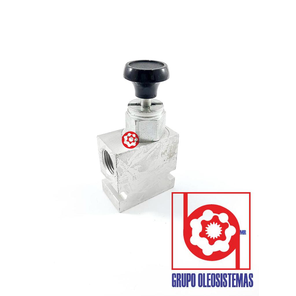 VALVULA PARKER T/CARTUCHO DE CABEZAL 2 POS 2 VIAS