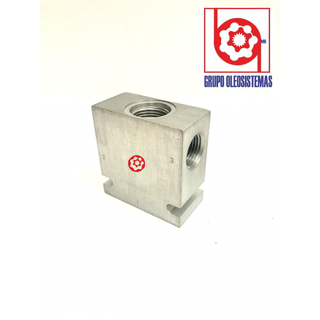 BODY DE VALVULA PARKER CARTUCHO MHC 010 SFSH DE 10 GPM