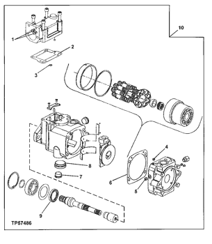 KIT DE SELLOS JOHN DEERE OIL GEAR CONTROL