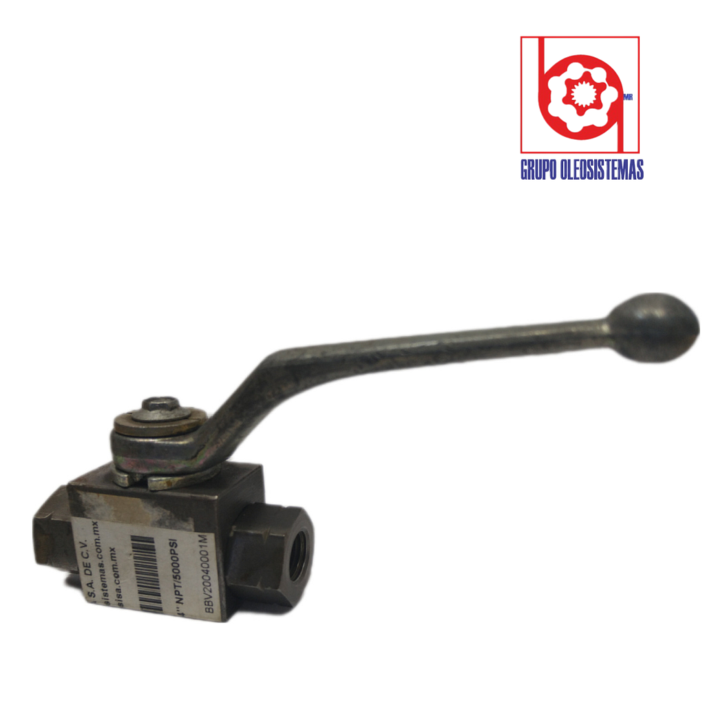 VALVULA STAUF DE CIERRE 1/4" NPT/5000PSI