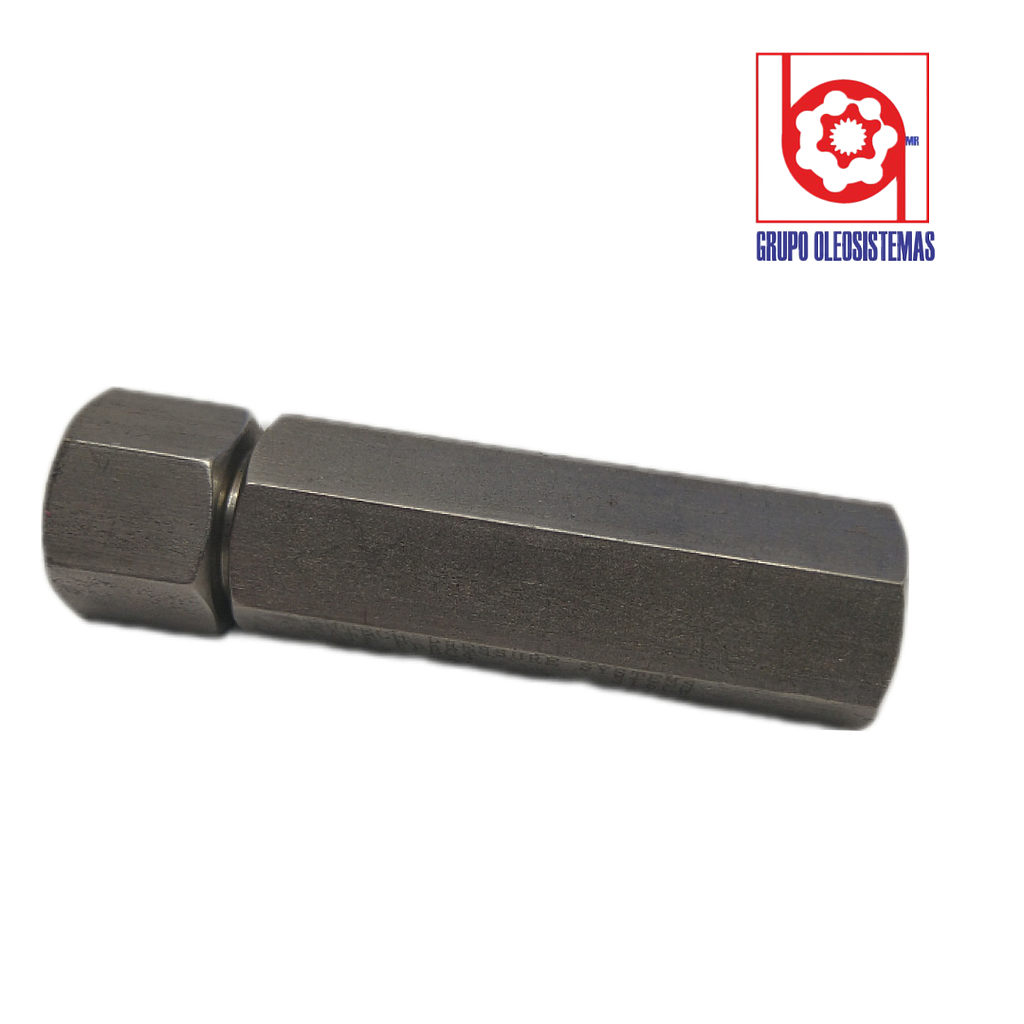 VALVULA BUTECH CHECK 1/4" INOXIDABLE