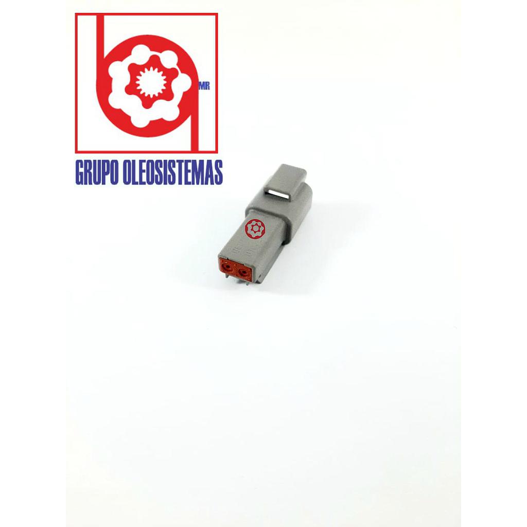 CONECTOR DEUTSCH 2 VIAS DT062 S (HEMBRA)