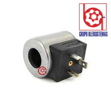 BOBINA SIDEL 24 VOLTS 1/2 X 1 17/32 X 1 21/ 32 METALICA CONECTOR DIN