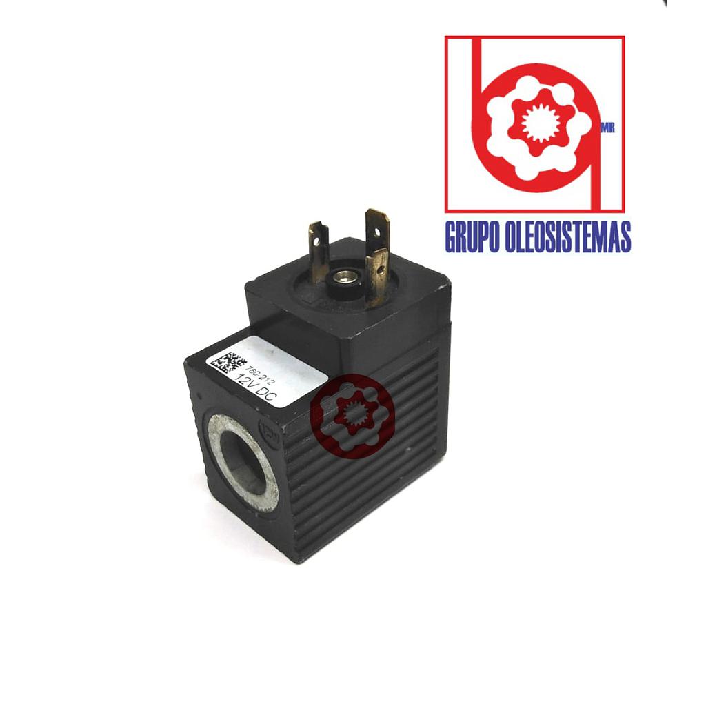 BOBINA SUN HYDRAULICS DE 12 VOLTS 1/2X 1 13/16 X 1 1/4 CONECTOR DIN