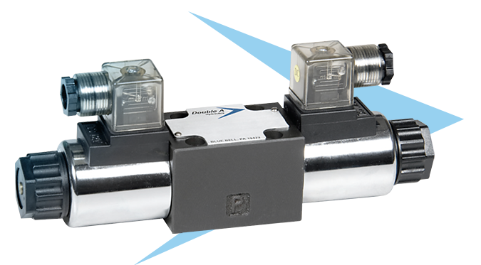 VALVULA ATOS ELECTRICA DOBLE A CETOP 03 DE 115 VOLTS 2BOBINAS