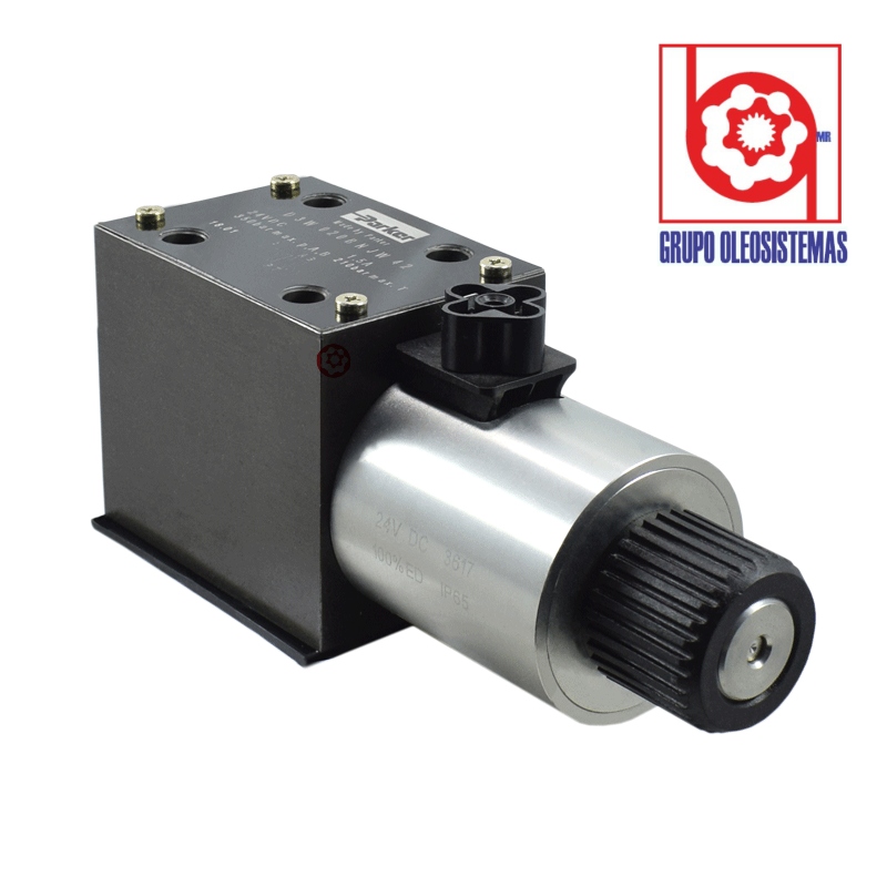 VALVULA DIRECCIONAL PARKER A4D/D3W 24 VOLTS