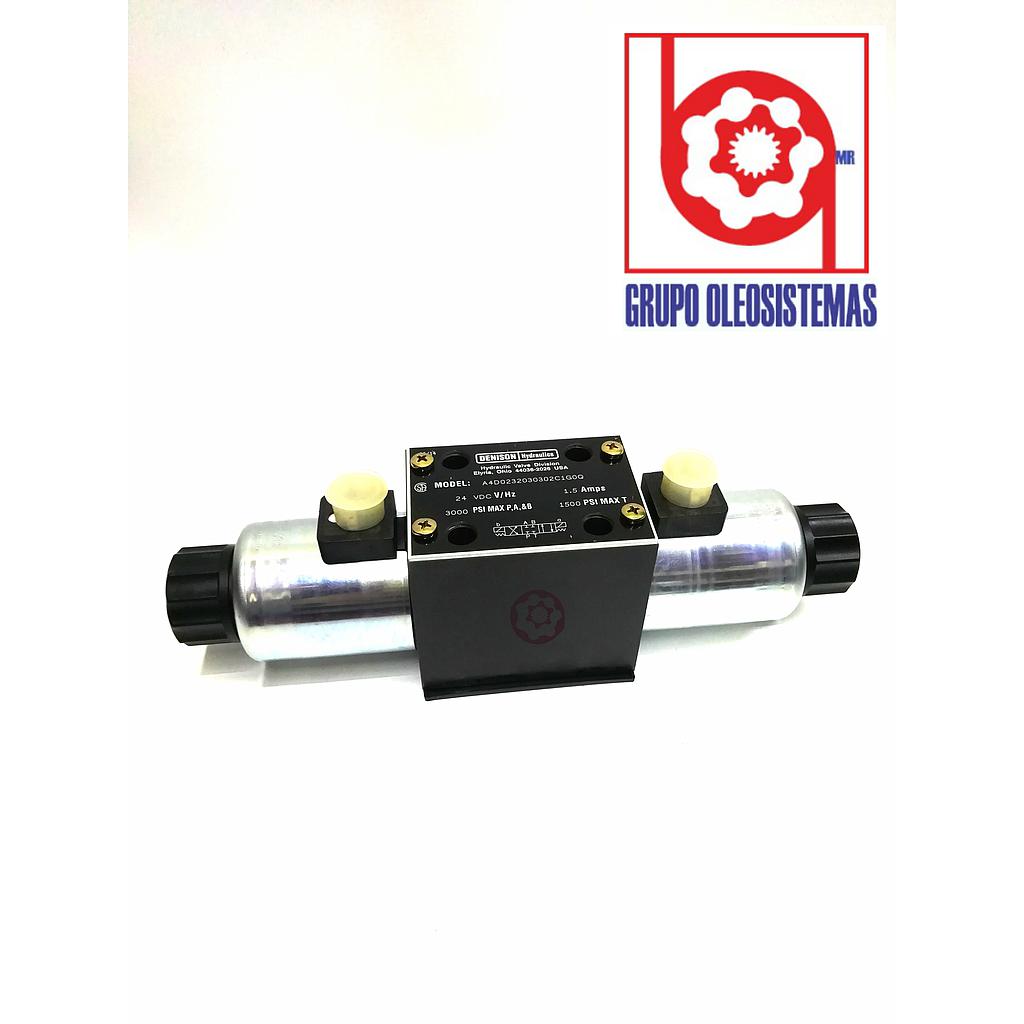 VALVULA DIRECCIONAL PARKER A4D/D3W 24 VOLTS