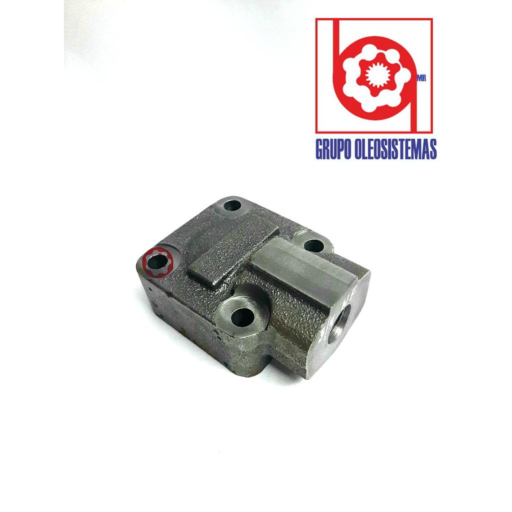 TAPA TRASERA BOMBA DENISON SDV10 PUERTOS 3/4" LIG