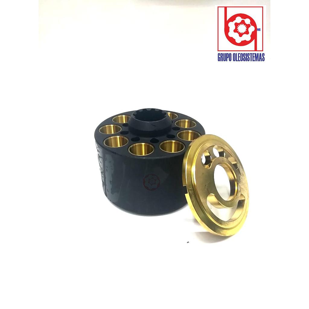 BLOCK DE PISTONES Y DISCO VALVULA LH KAWASAKI K3V63