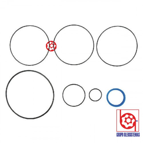 KIT DE SELLOS SAUER DANFOSS MOTOR OMSS