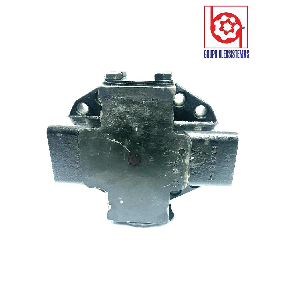 TAPA FINAL DE MOTOR REXROTH A6VM107 PUERTOS MILIMETRICOS