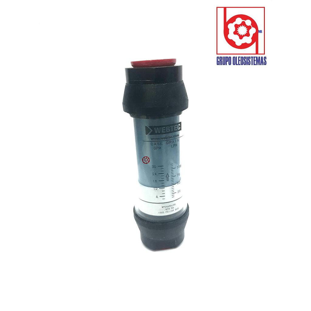 CAUDALIMETRO WP SERIES DE 1-15 GPM DE 3500 P.S.I