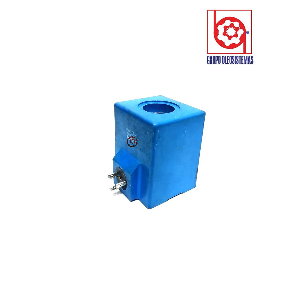 BOBINA VICKERS 12 VOLTS 1 1/8X 3 X 11/32 CONECTOR DIN GRANDE
