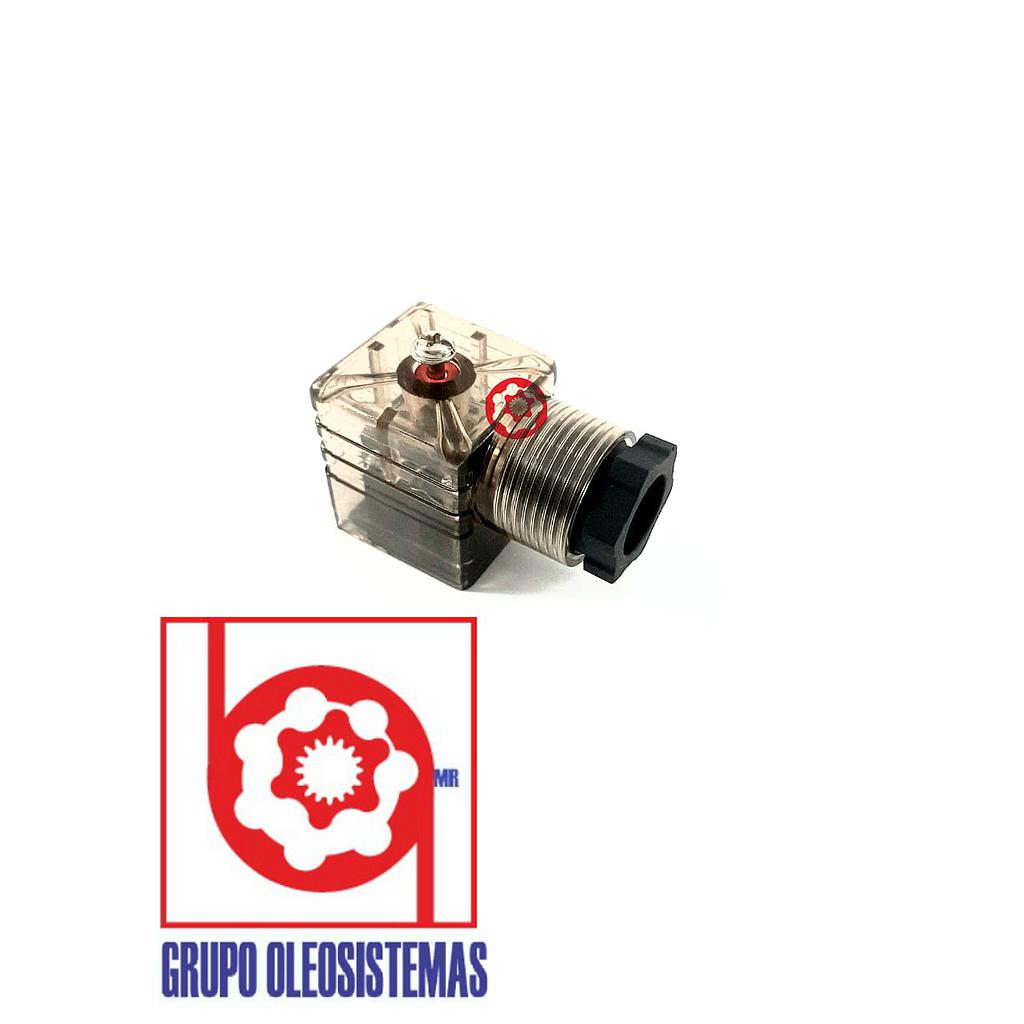 CONECTOR DIN INTERNACIONAL AC 120 A 220 VOLTS