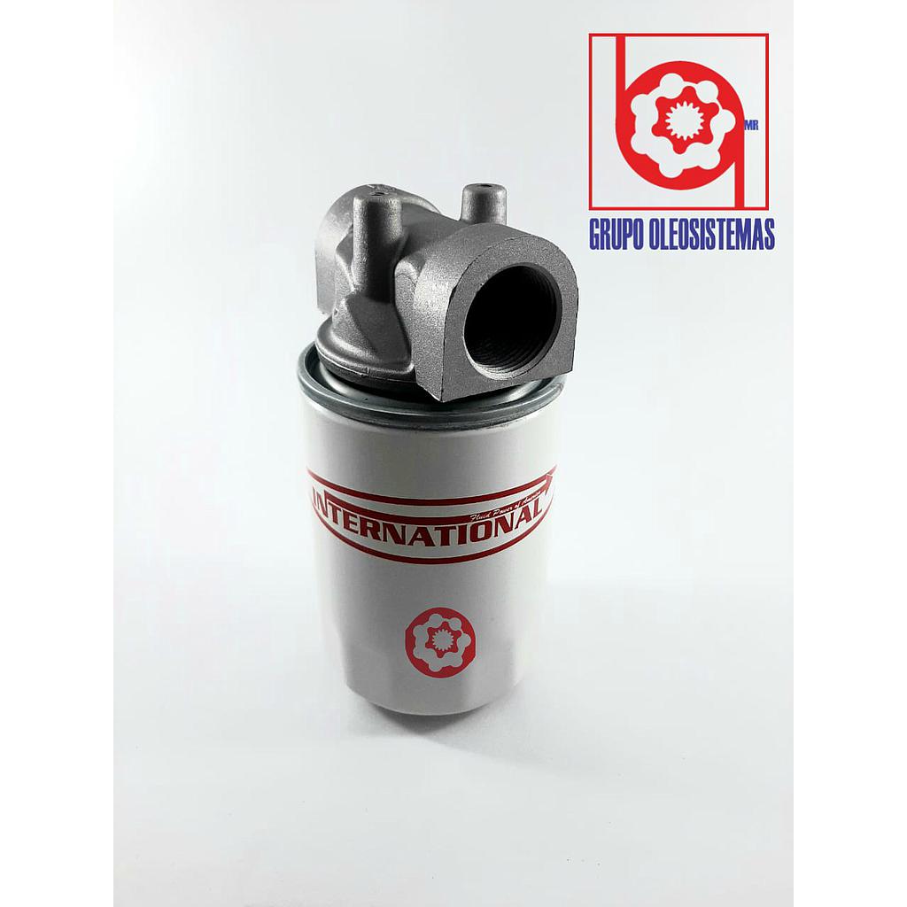FILTRO DE RETORNO INTERNACIONAL CON BASE DE ALUMINIO 3/4 NPT