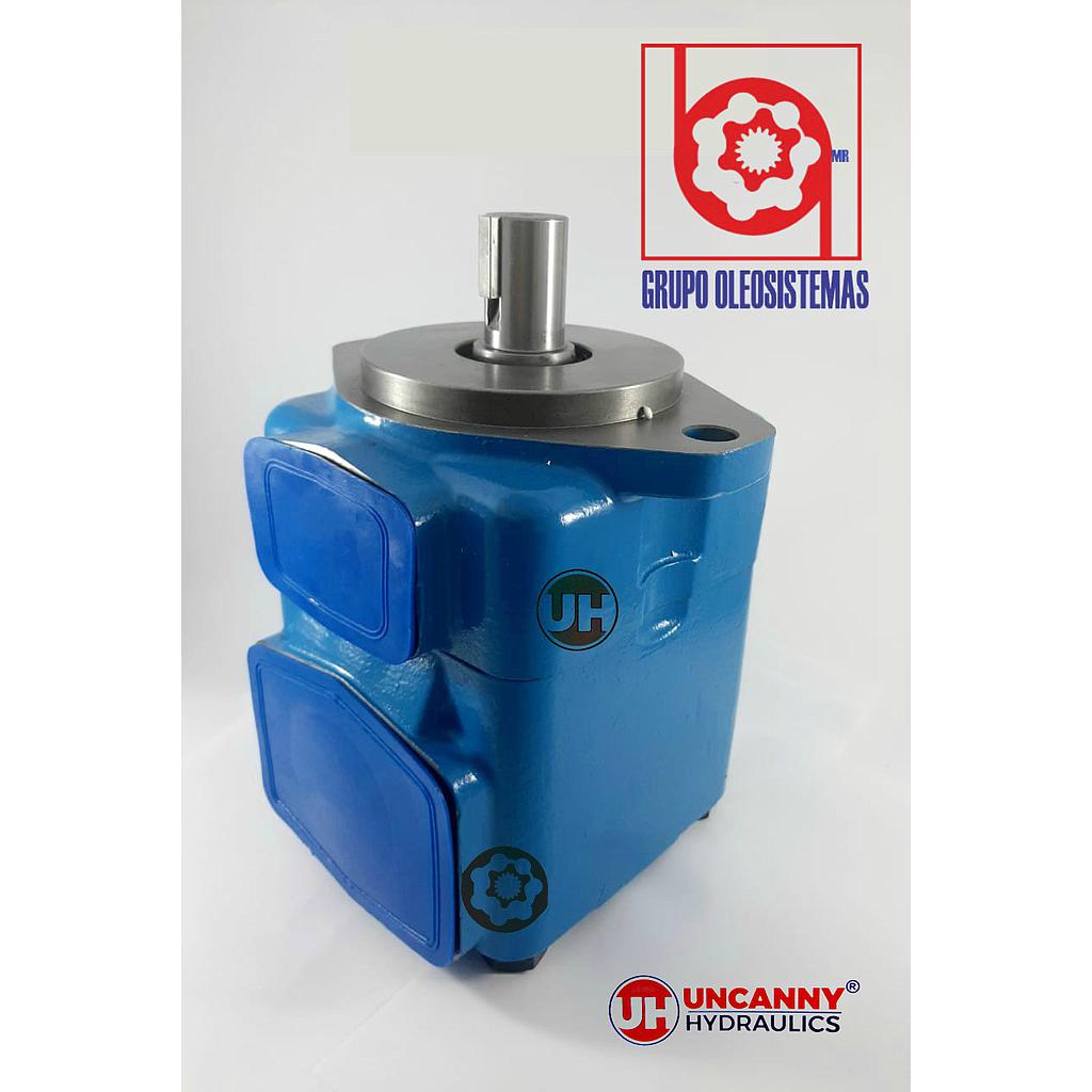 BOMBA DE PALETAS UNCANNY 45V DE 60 GPM FLECHA LIZA 1 1/4"