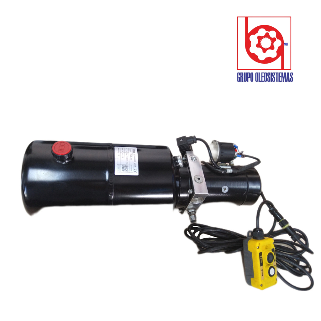 UNIDAD HIDRAULICA UNCANNY 24V 2.2W 2ML/REV TANQ 8 LITROS