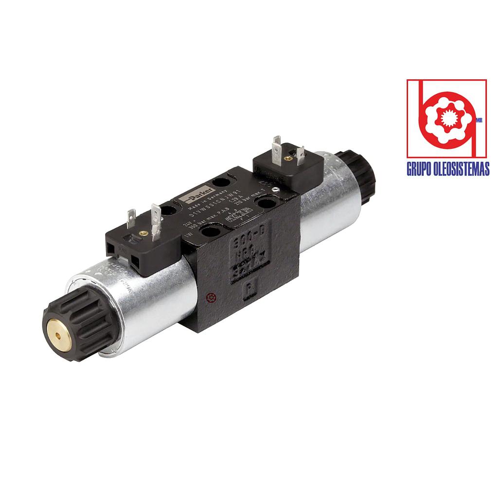 VALVULA DIRECCIONAL PARKER D1VW 24 VOLTS