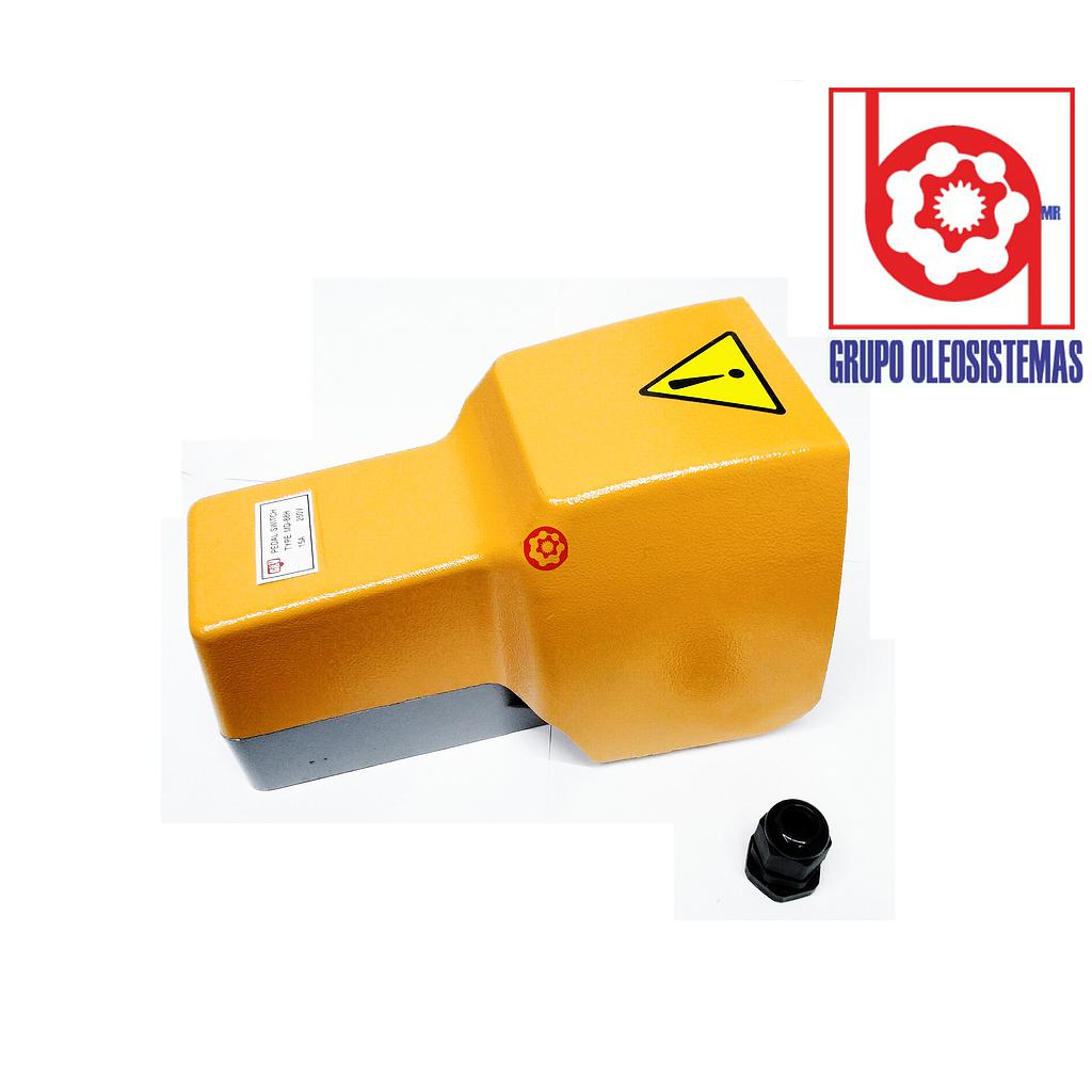INTERRUPTOR DE PEDAL MARCA GV ELECTRICO METALICO DE 250 VOLT