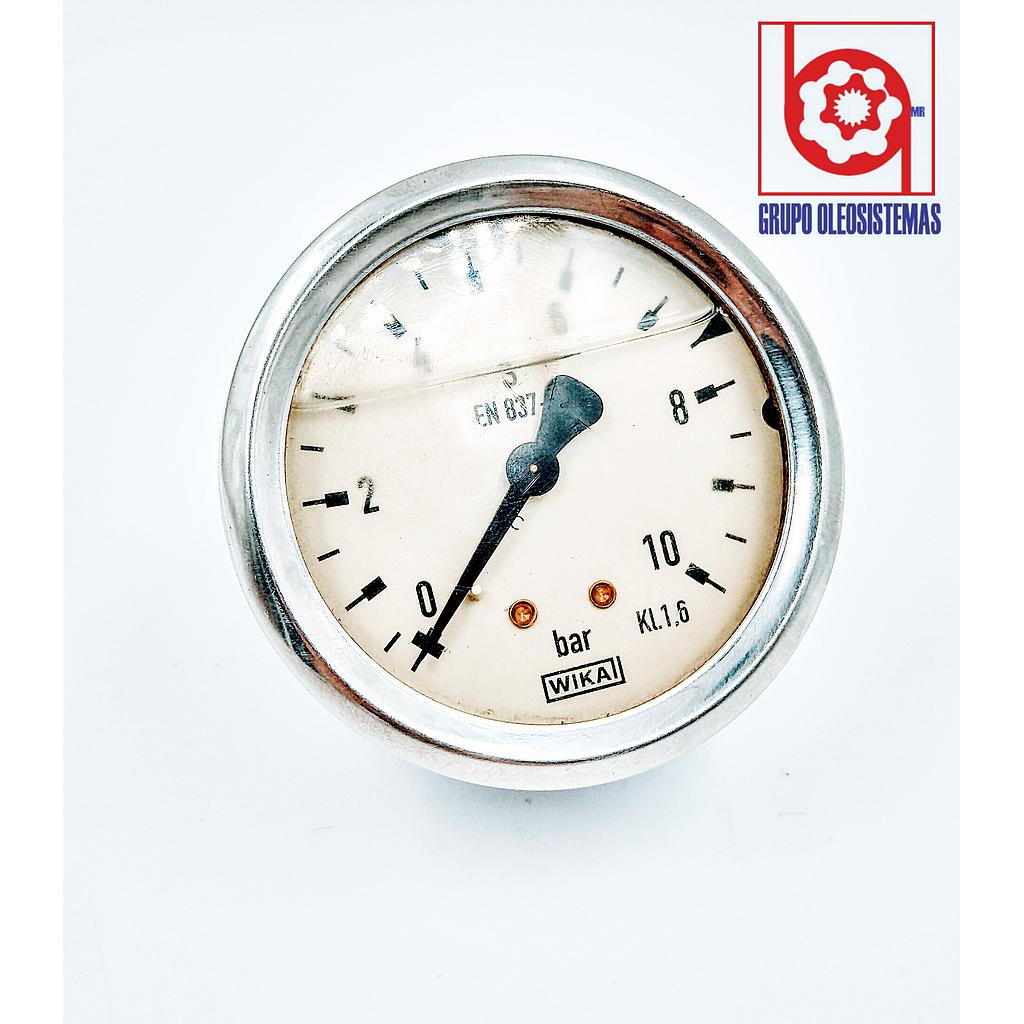 MANOMETRO DE 0 A 800 PSI CARATULA DE 4" INFERIOR DE 1/4 NPT