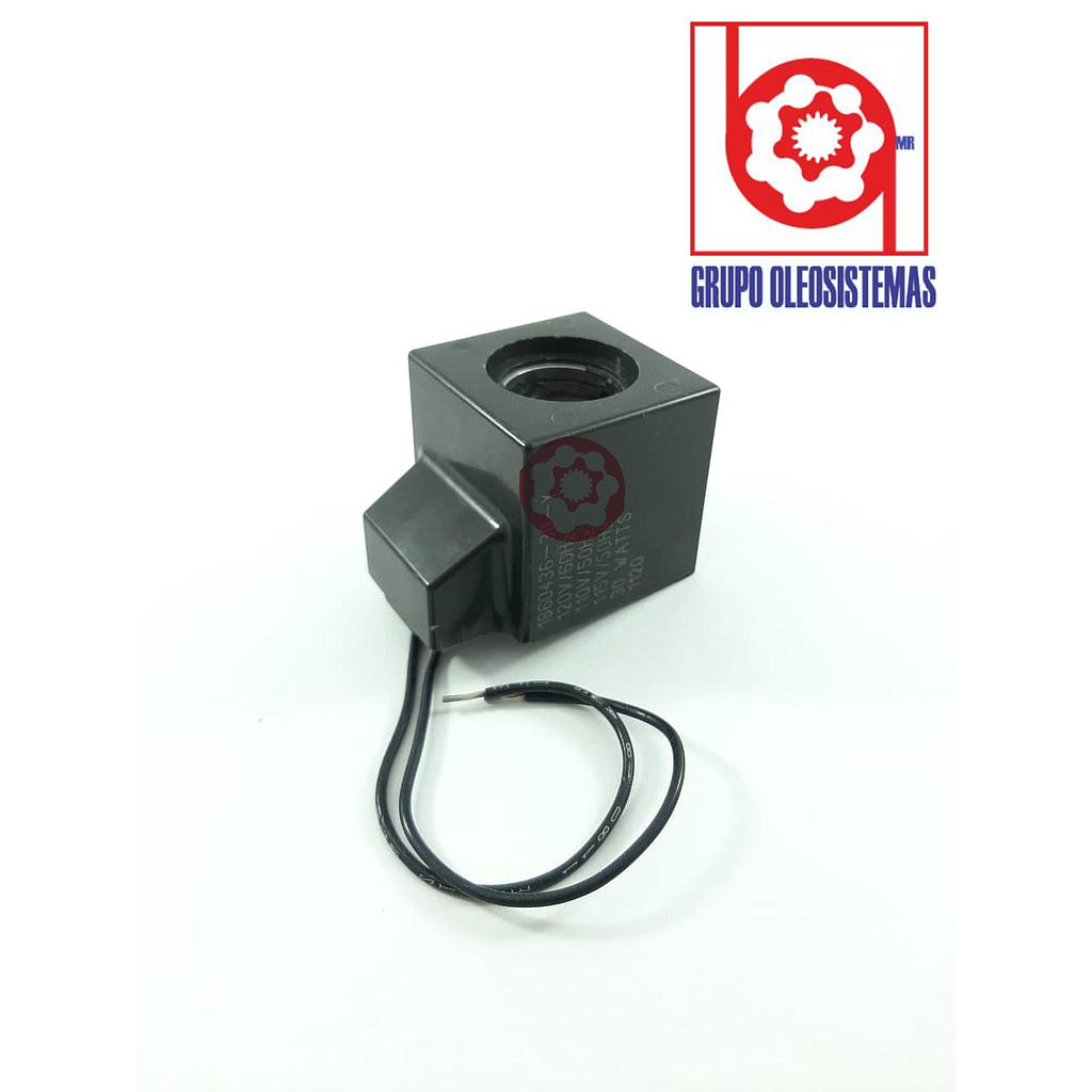 BOBINA PARKER 120 VOLTS VAC 30W D1VW CONECTOR LE