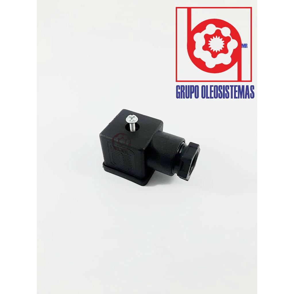 CONECTOR PARKER DIN CD 12 A 48 VOLTS S/LUZ