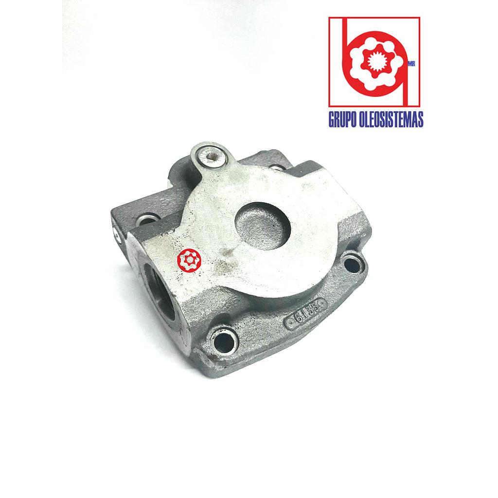 TAPA TRASERA BOMBA PARKER PVP16 PUERTOS LATERAL ROTACION L