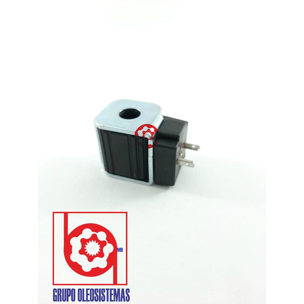 BOBINA PARKER 24 VOLTS METALICA CONECTOR DIN